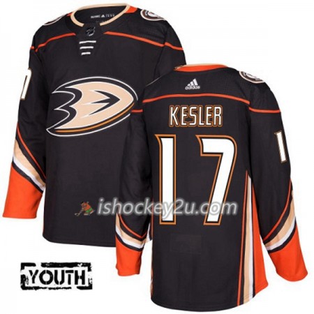 Børn NHL Anaheim Ducks Trøje Ryan Kesler 17 Adidas 2017-2018 Sort Authentic